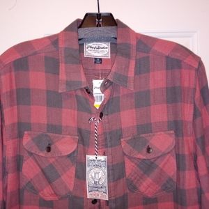 NWT Flag & Anthem Flannel Shirt